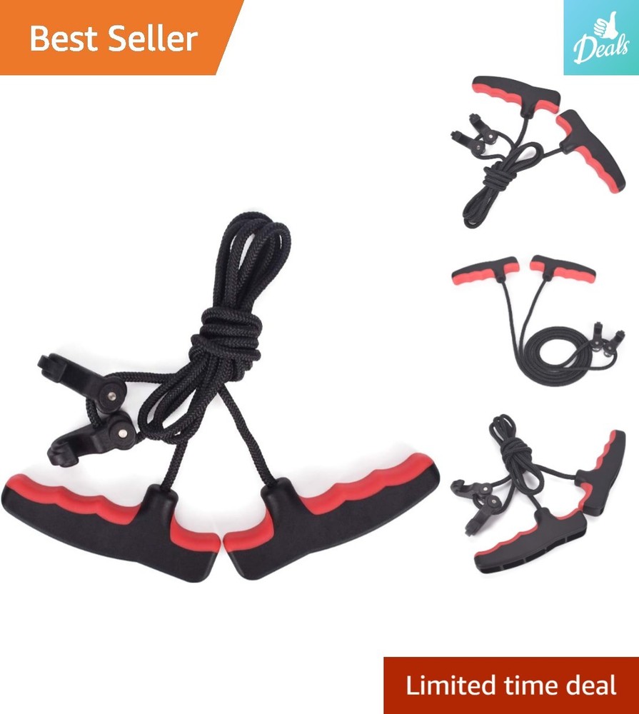 Archery Double Handle Cocking Tool - 65 Inch Rope for Quick Crossbow Cocking