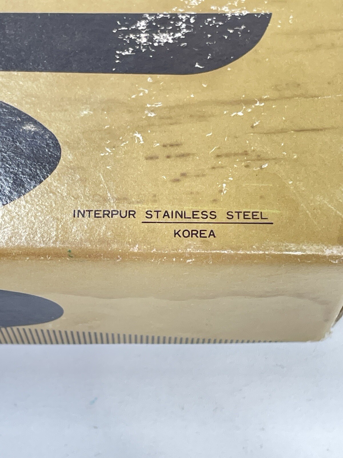 Interpur Single Rose Flatware Stainless Steel Korea 36 pieces 7 sets