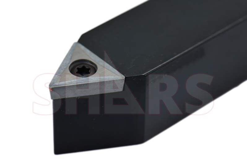 SHARS 5PC 1" INDEXABLE TURNING TOOL BIT + INSERTS + CERTIFICATE P]
