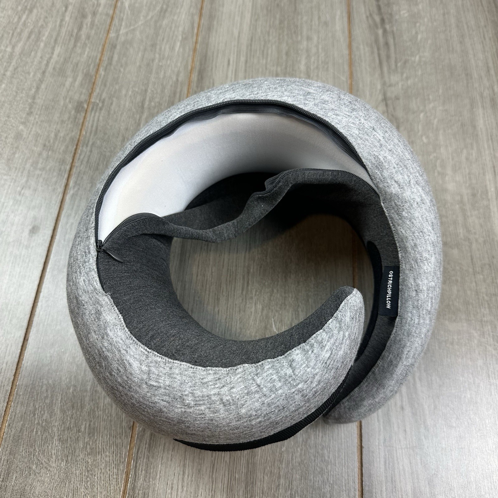 Ostrichpillow Go Memory Foam Travel Neck Pillow Midnight Gray