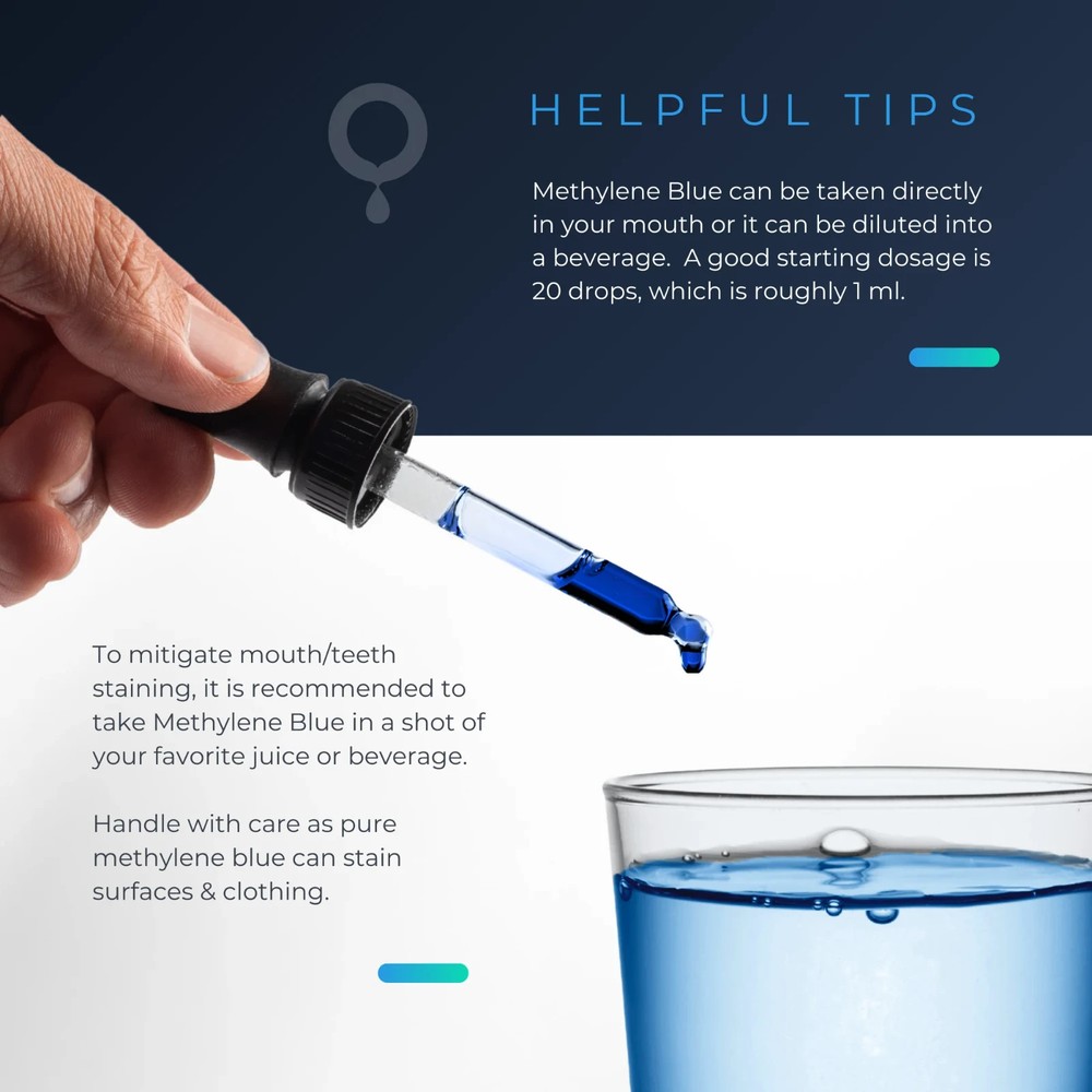 MB 0.5% Solution, 50 mL – Glass Bottle – Compass Laboratory