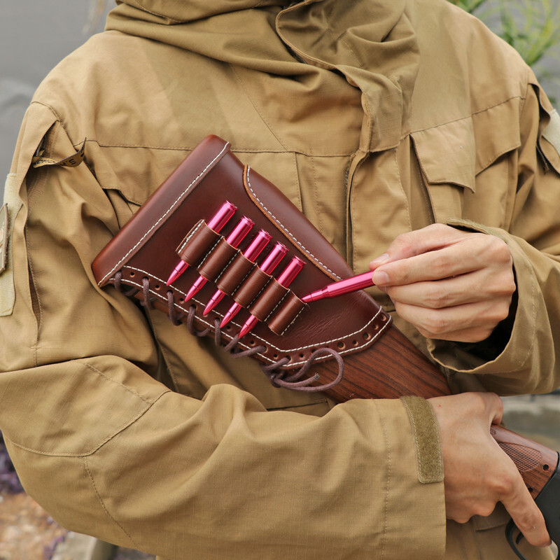 Tourbon Shooting Recoil Pad Rifle Cheek Rest Riser Gun Ammo Hold Buttstock Cover