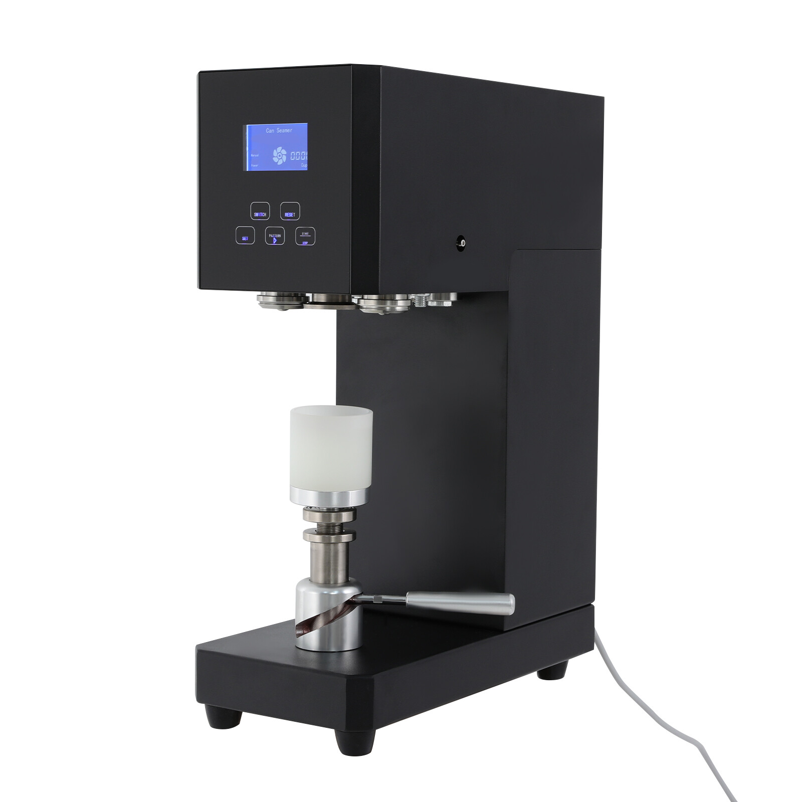 Semi Automatic Pop Can Sealing Machine Cola Can Sealer Container Plastic Bottles