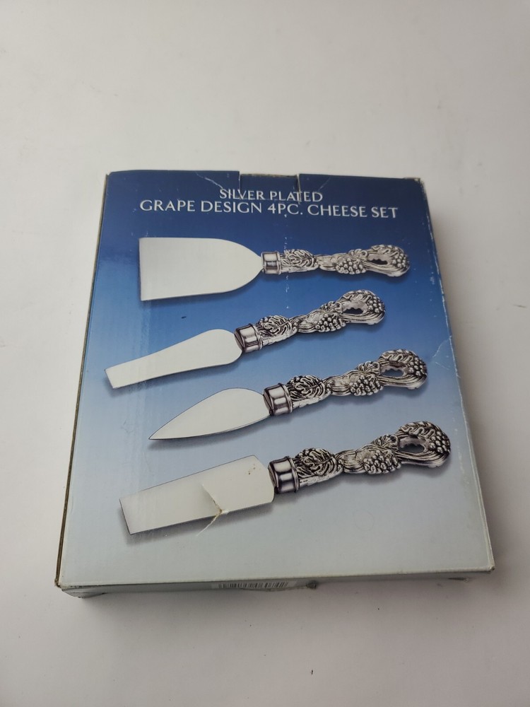 Silver Plated Grape & Grapevine Handle.FS