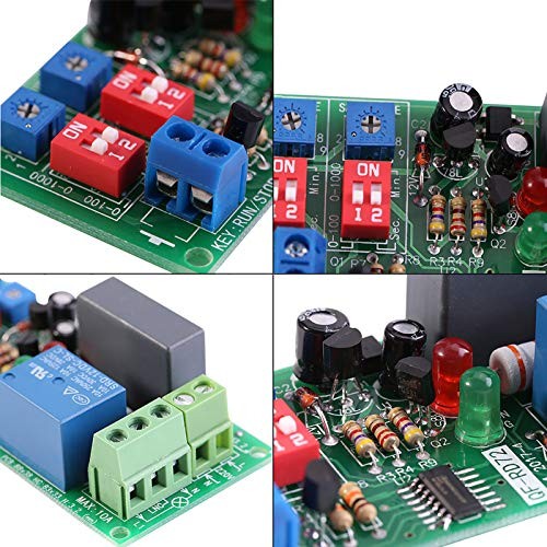 Timer Relay Module, AC100V-250V, Infinite Cycle Timer Delay On/Off Switch,