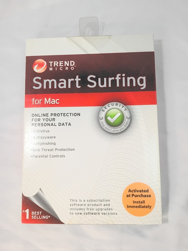 Trend Micro Software Smart Surfing Online Data Protection  for Mac - SEALED