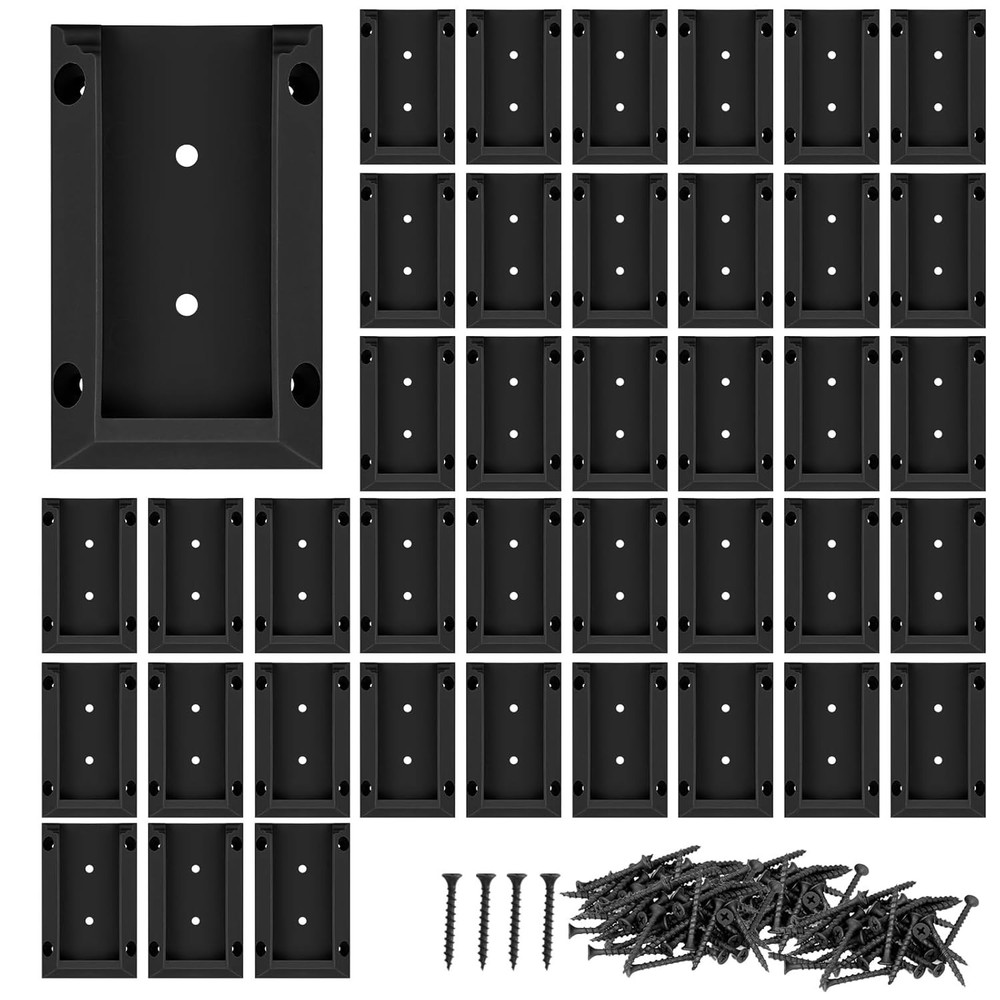 Sturdy Deck Railing Brackets & Screws - 40pcs Bundle