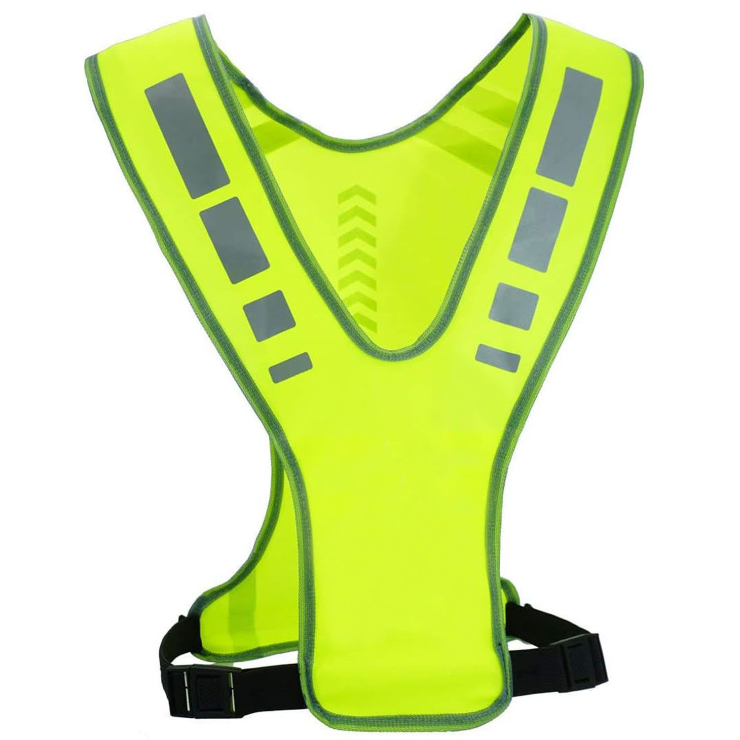 MaximalPower Reflective Vest for Walking at Night - Adjustable Reflective Safety