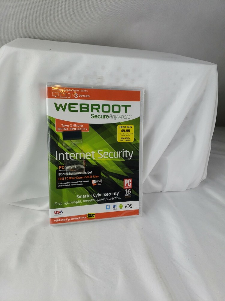 Webroot SecureAnywhere Internet Security [3-Devices]- Mac/Windows