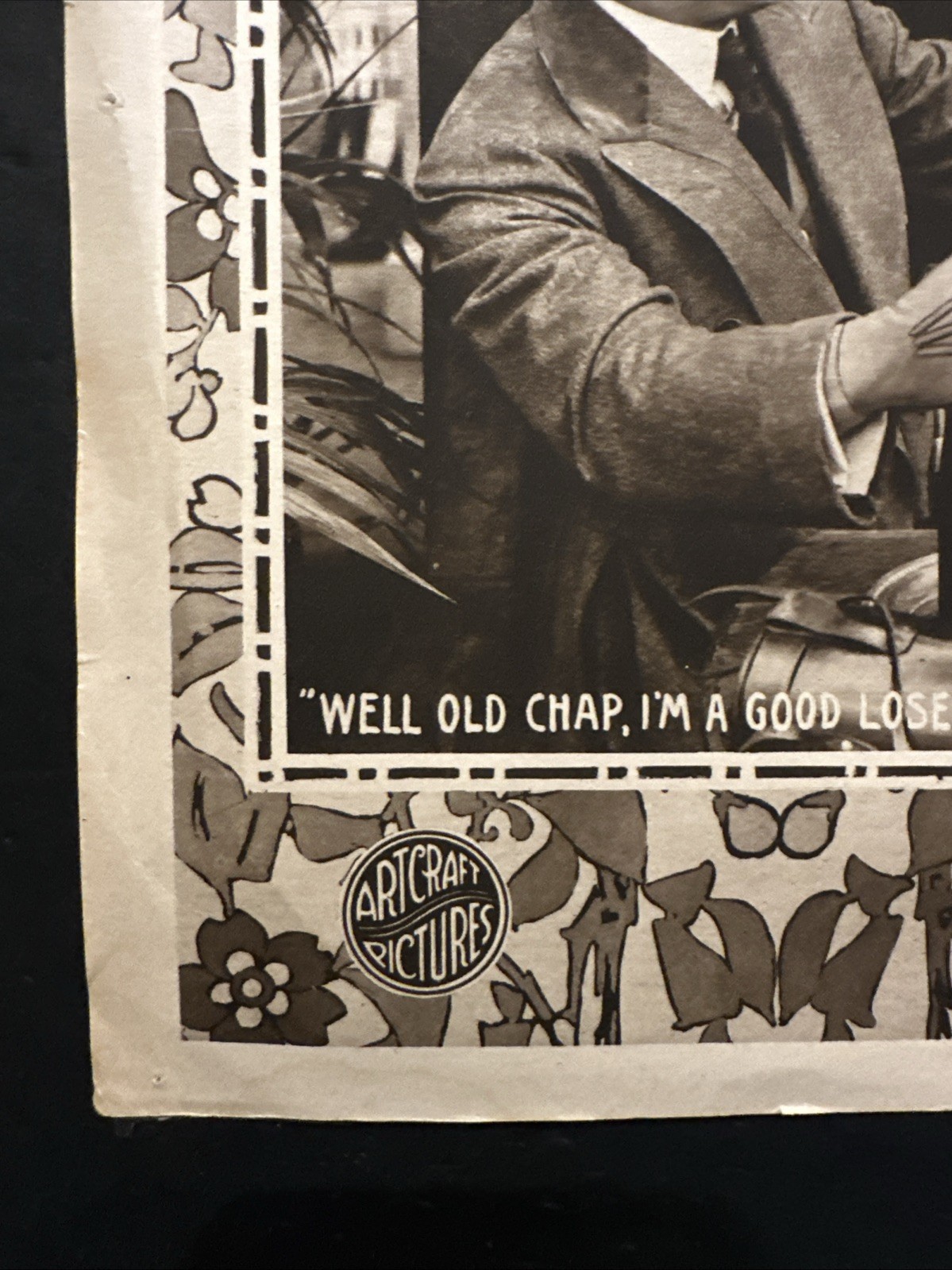 ANTIQUE ART CRAFT PICTURES/ PARAMOUNT THE SILVER KING Movie LOBBY POSTER CARD