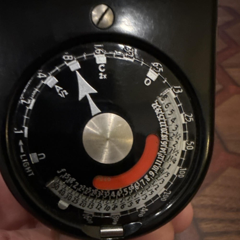 Weston Master 715 Universal Analog Exposure Meter for Camera with Case