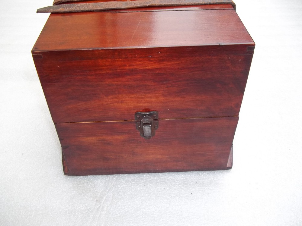 Antique Marine Chronometer Guard Case - Split Lid