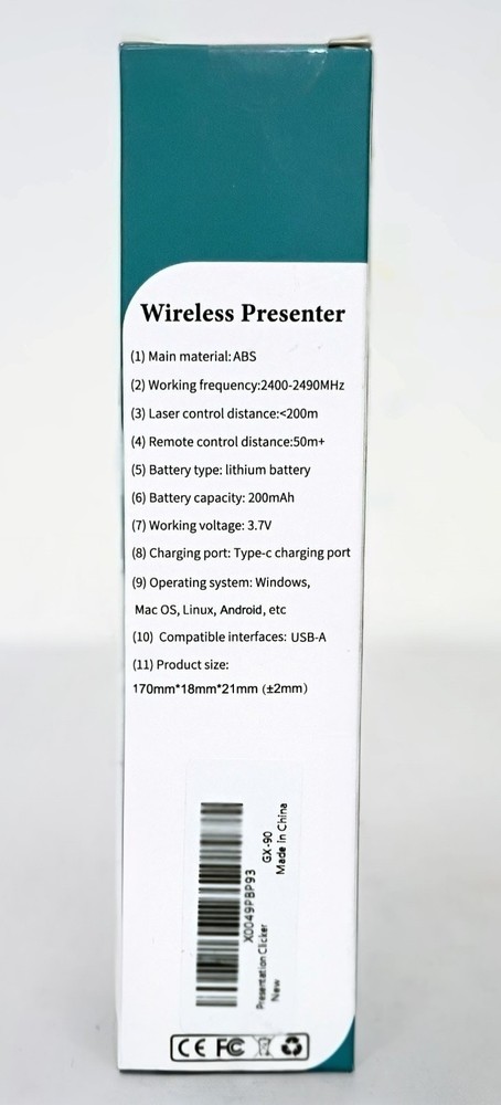 Wireless Presentation Remote Clicker Touch Screen Stylus Pen - Telescopic Point