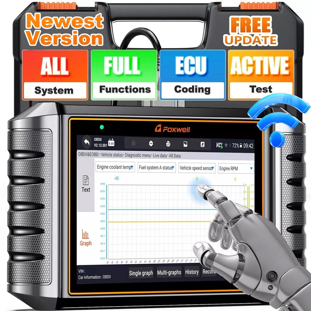 FOXWELL NT710 for Porsche Bidirectional OBD2 Scanner Diagnostic Tool E-CU Coding