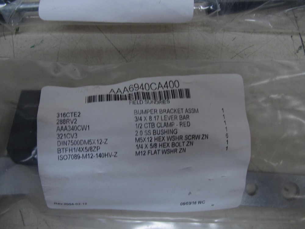Kit Unlocking Device Emergency Key & Transmission Elevator P/N: AAA6940CA4