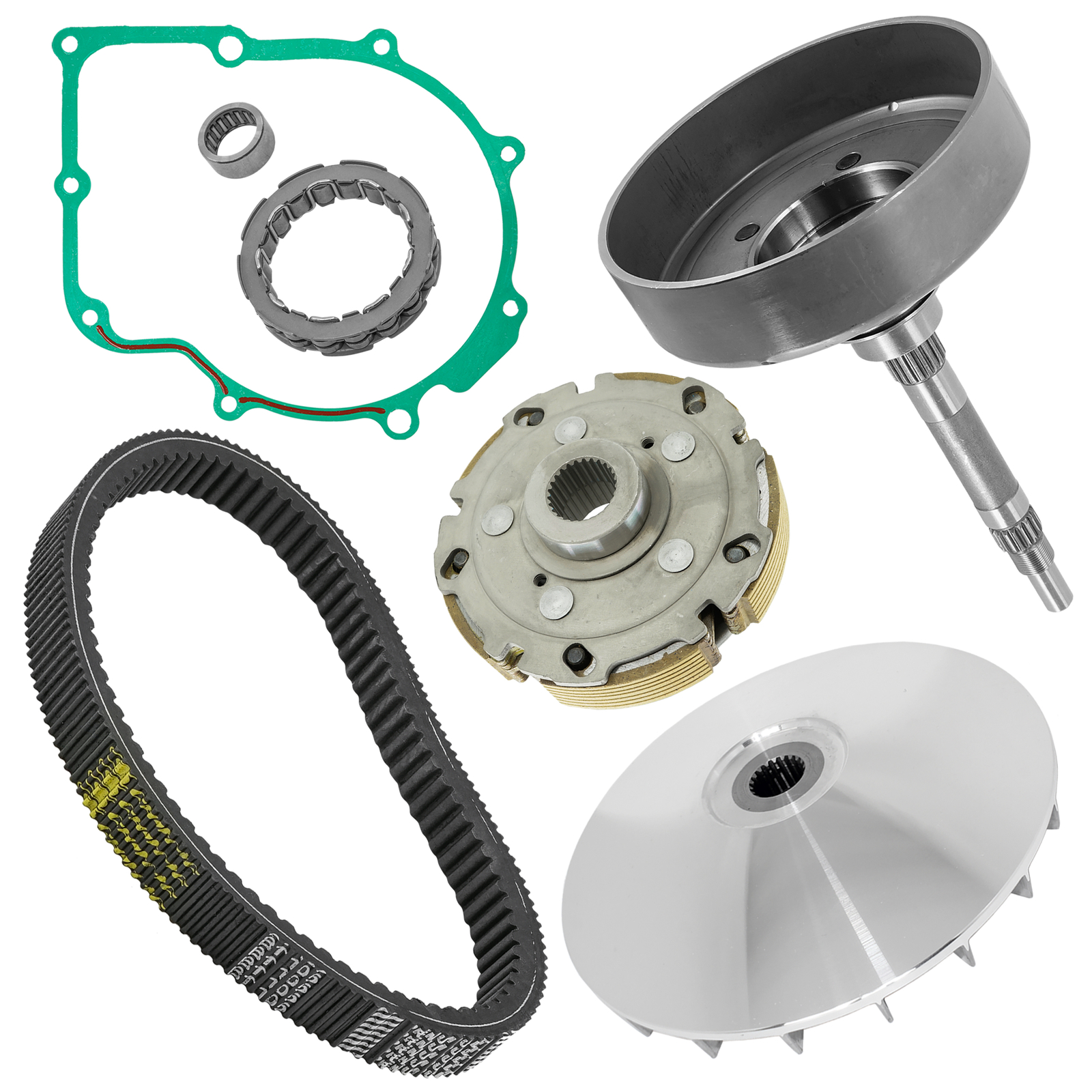 Caltric Wet Clutch Housing Kit For Yamaha Grizzly 660 YFM660 2002-2008 Aramid
