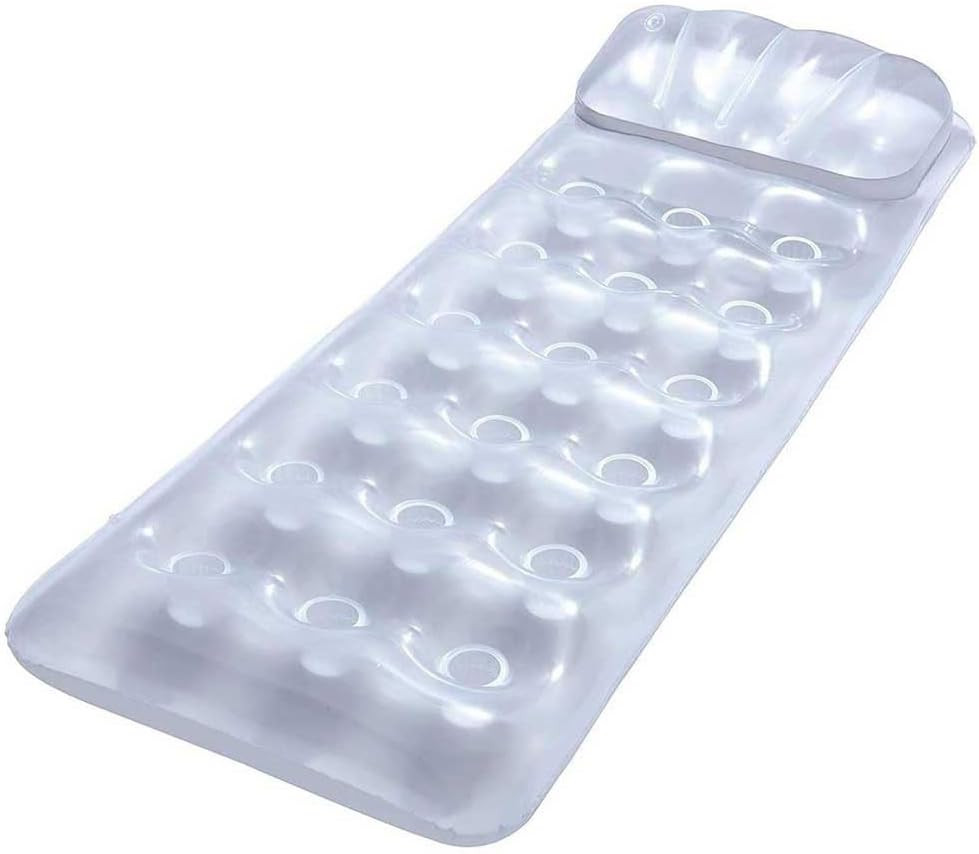 H2OGO! Metal Tech Lounge Inflatable Pool Float