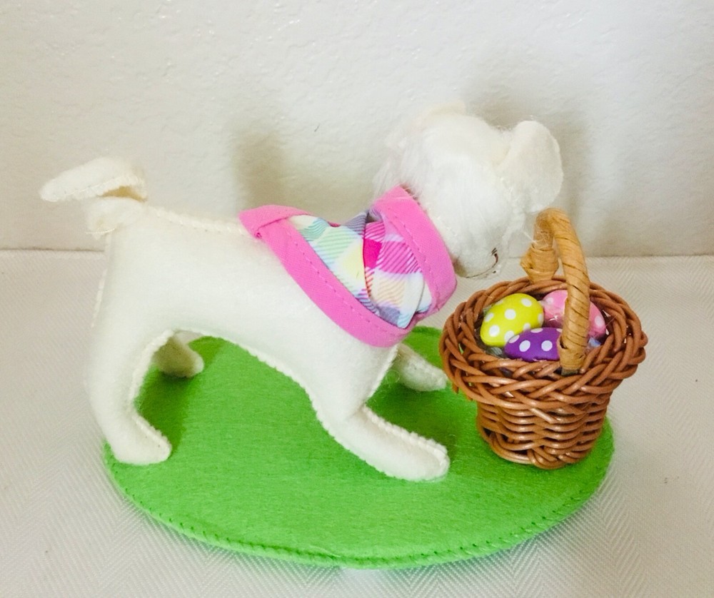 2021 Annalee ~ Easter ~ 5" ~ "Easter Egg Hunting Dog" ~ #211023~ NWT
