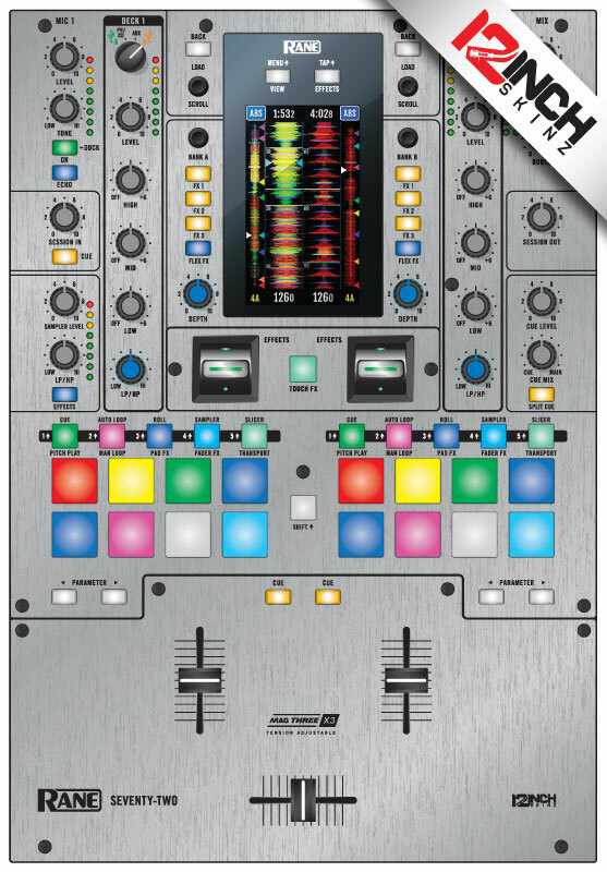 Rane Seventy-Two Skin brushed silver