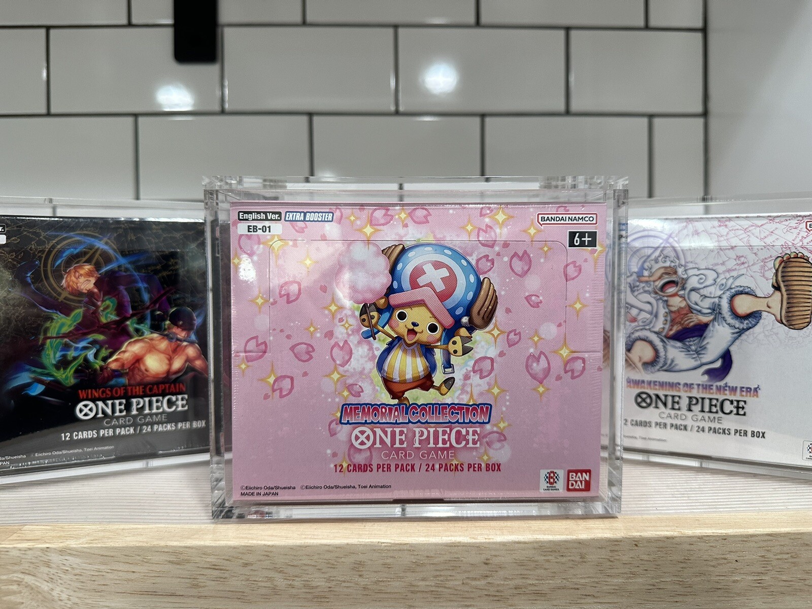 One Piece Booster Box Acrylic Case Magnetic Lid - UV Resistant - US seller