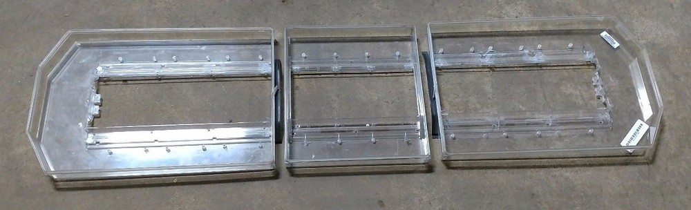 Code 3 Excalibur LED LED-X 2100 Lower Bottom Clear Lightbar Base Outer Lens Set