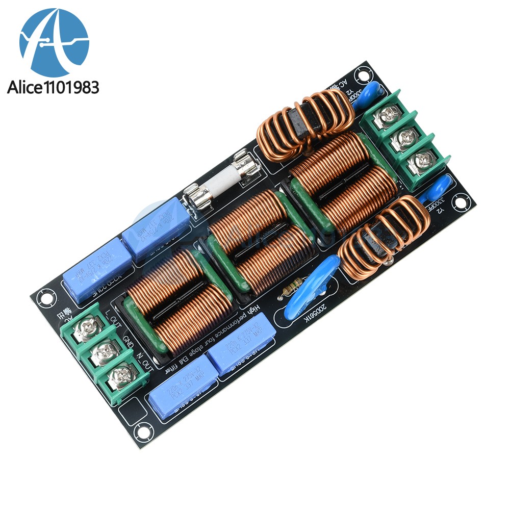 AC110-250V 4level Audio Power Supply EMI Electromagnetic Interference filter 16A