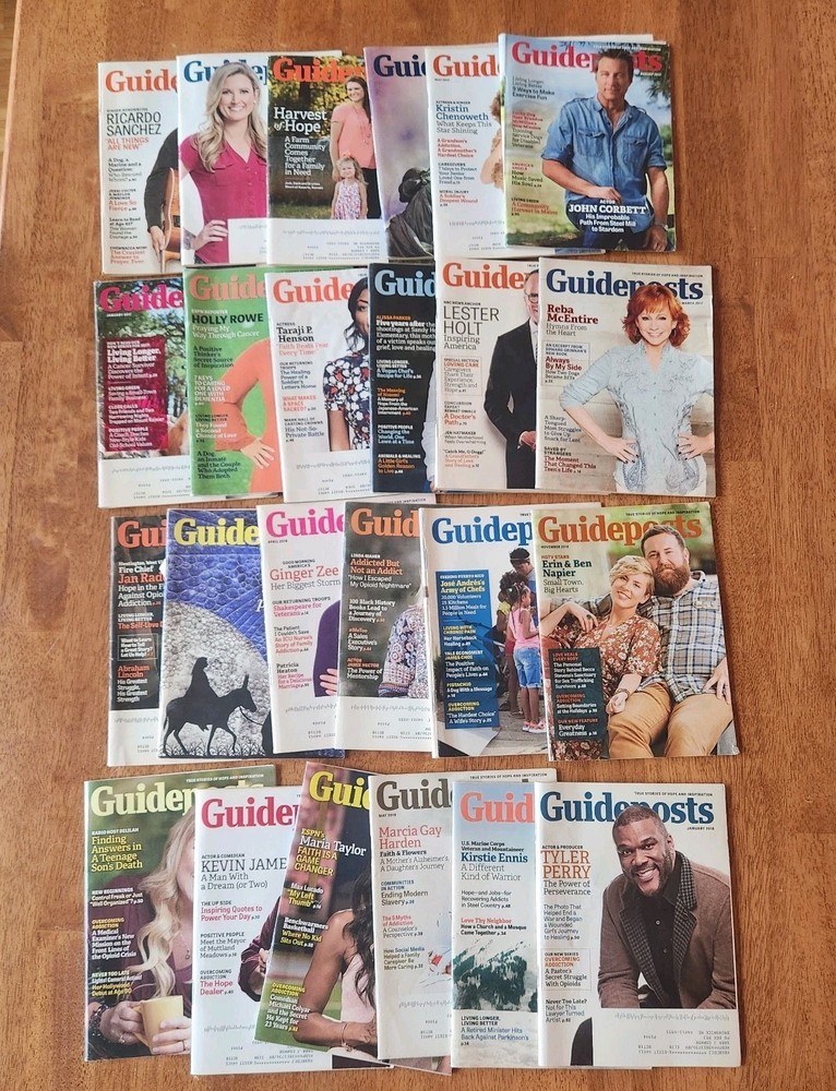 Guideposts Magazine Lot 2017 - 2018 Complete - 24 issues