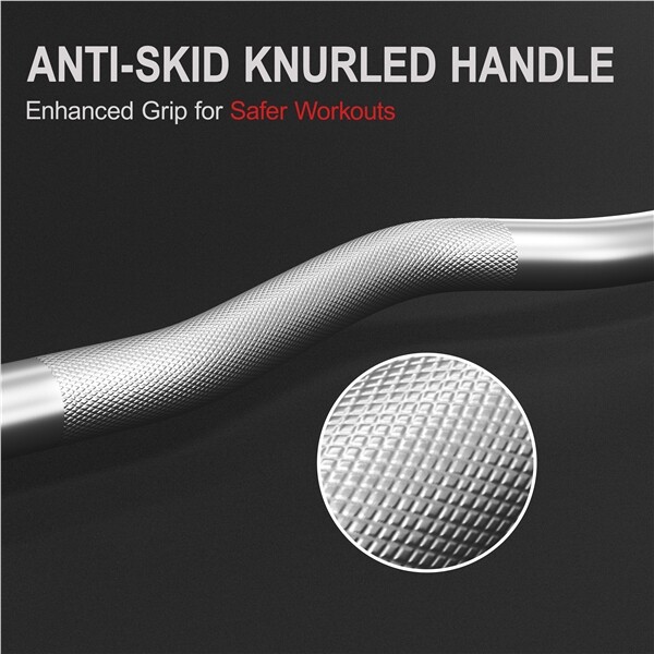 44lbs Weights Barbell Weight Set Weight Set for Home Gym Curl Bar with Weights