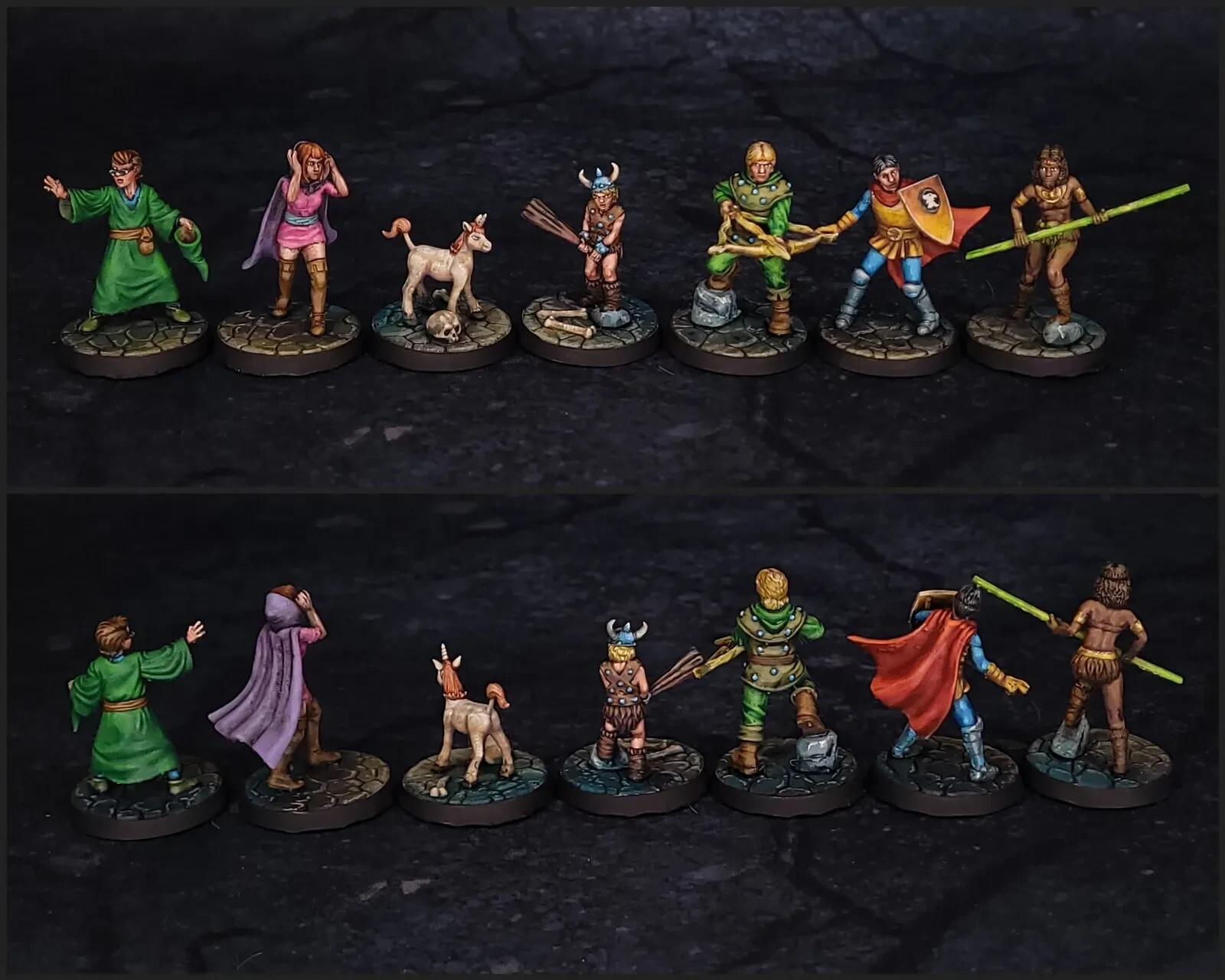 Saturday Morning Heroes + DM Dungeons & Dragons 28mm Unpainted New