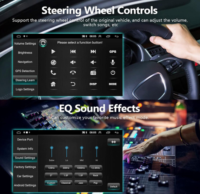 Apple CarPlay For Ford Escape 2013-2017 Android 13 Car Stereo Radio GPS Navi