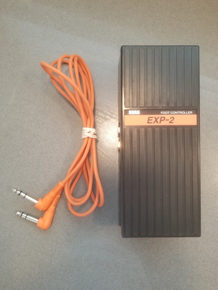 Korg EXP-2 Foot Controller Volume Expression Pedal Synthesizer Keyboard w/Cable