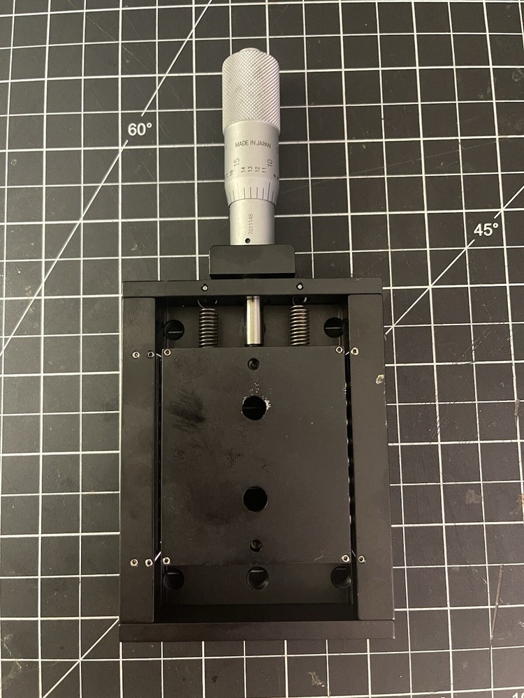 THORLABS PT1 - 1" TRANSLATION STAGE LINEAR MOTION AXIS & MICROMETER