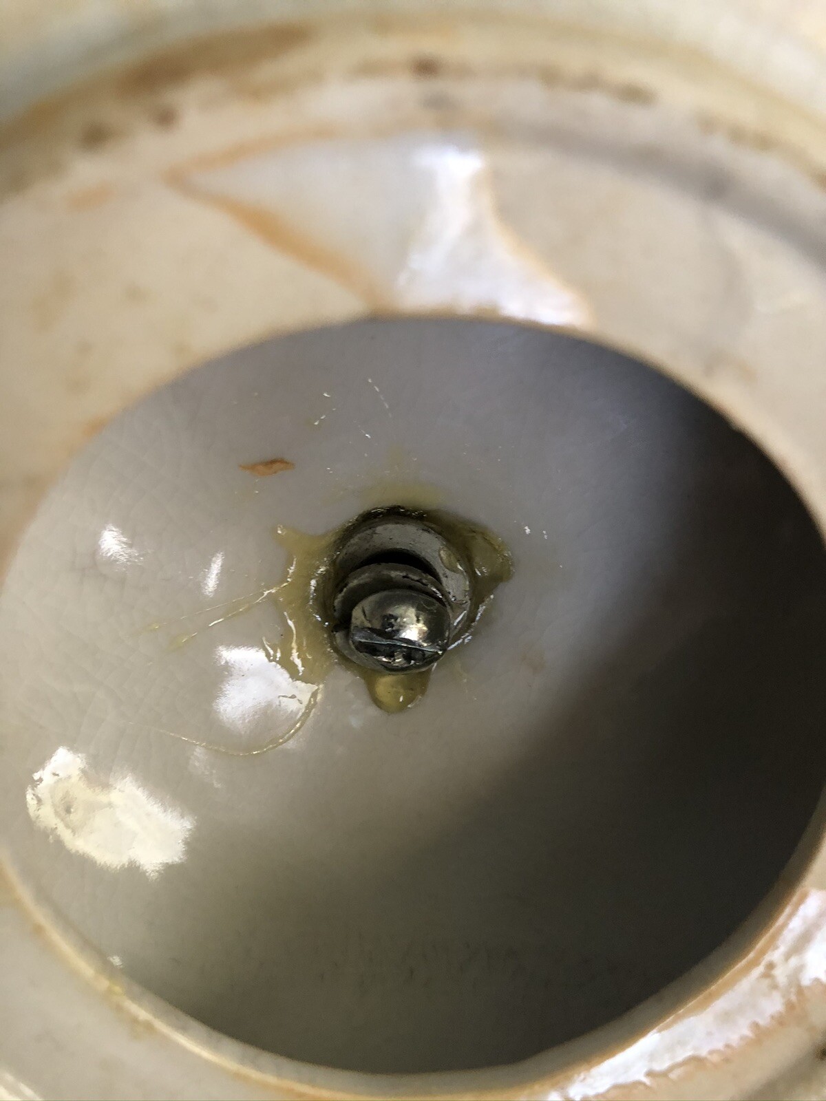 Chinese Porcelain Canister Lidded Jar ZHONGGUO ZHI ZAO Rare Colors On Pattern