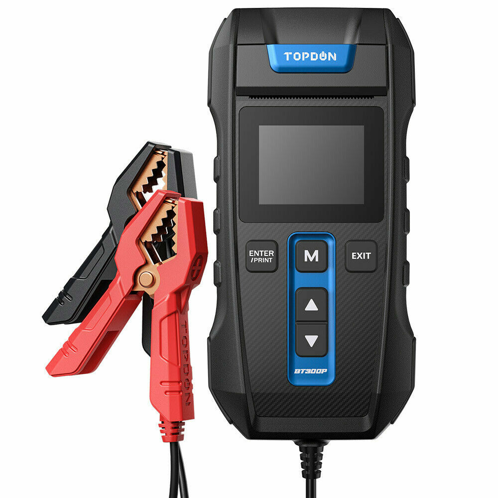 BT300P Battery Tester Compatible with Multiple Battery Types One-click printing