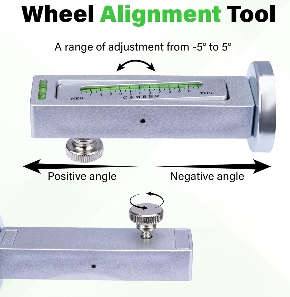 Universal Adjustable Magnetic Wheel & Camber Alignment Tool