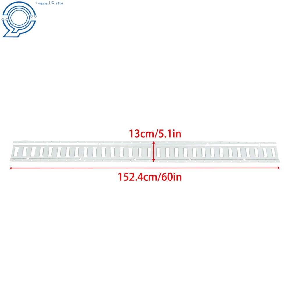 (10 Pack) 5' Galvanized E-Track Horizontal For Trucks Trailers Cargo Vans
