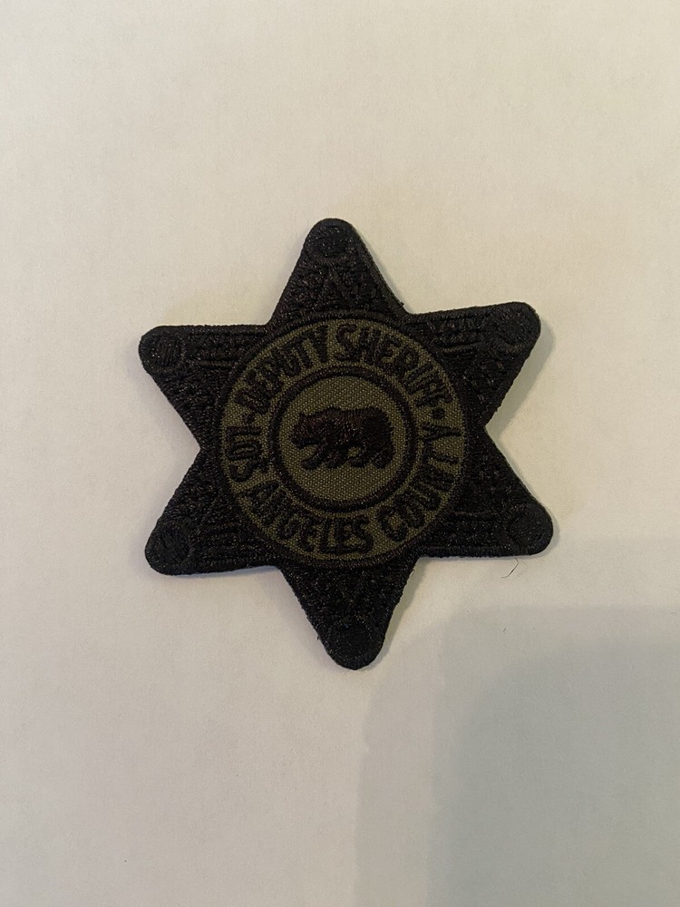 Los Angeles County Patch Olive Green