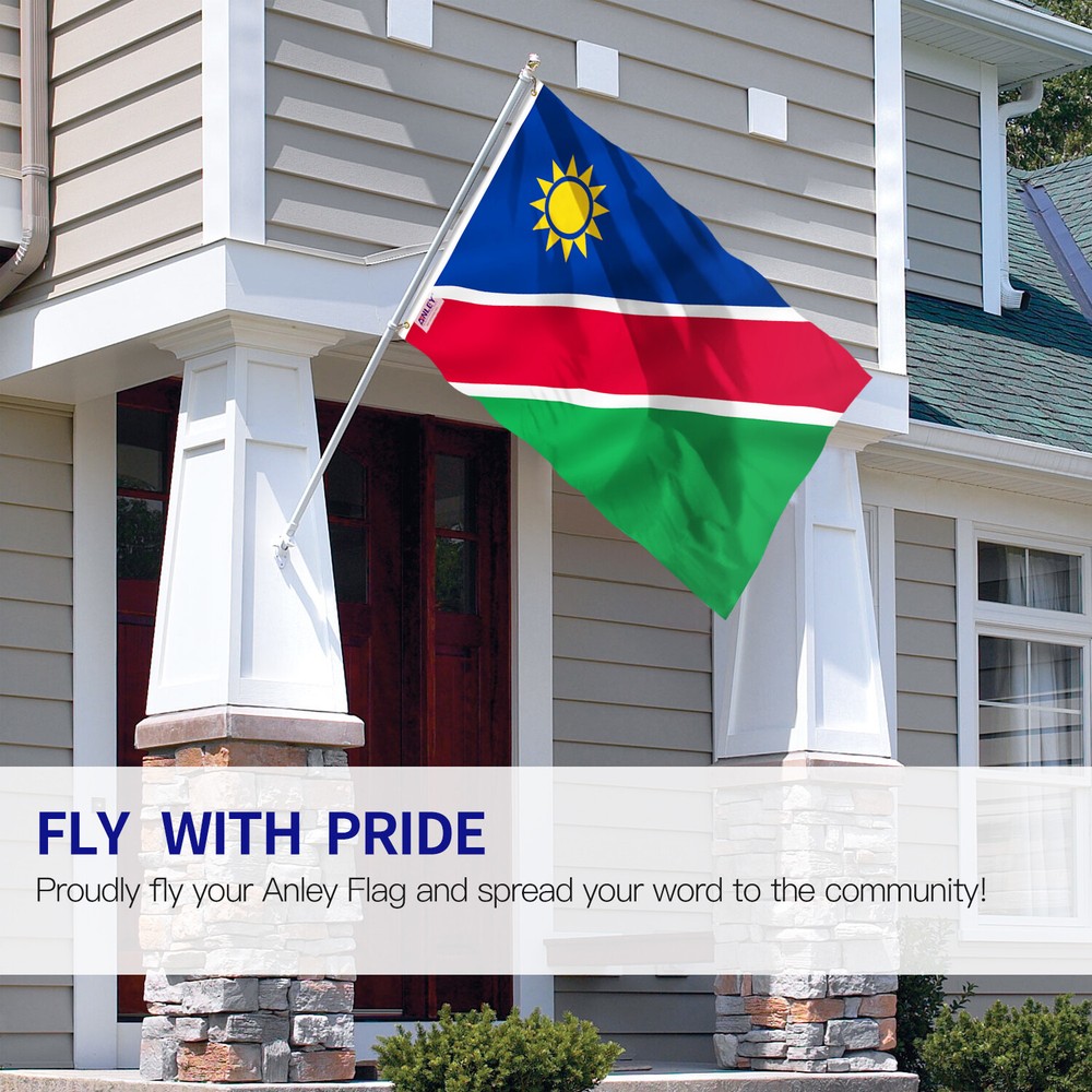 Anley Fly Breeze 3x5 Ft Namibia Flag - Namibian Flags Polyester