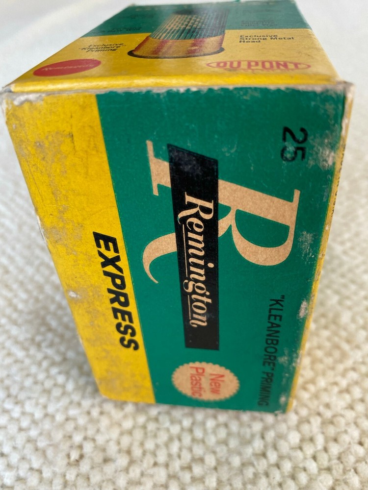 Remington Express 12 Gauge Shotgun Shell Box empty