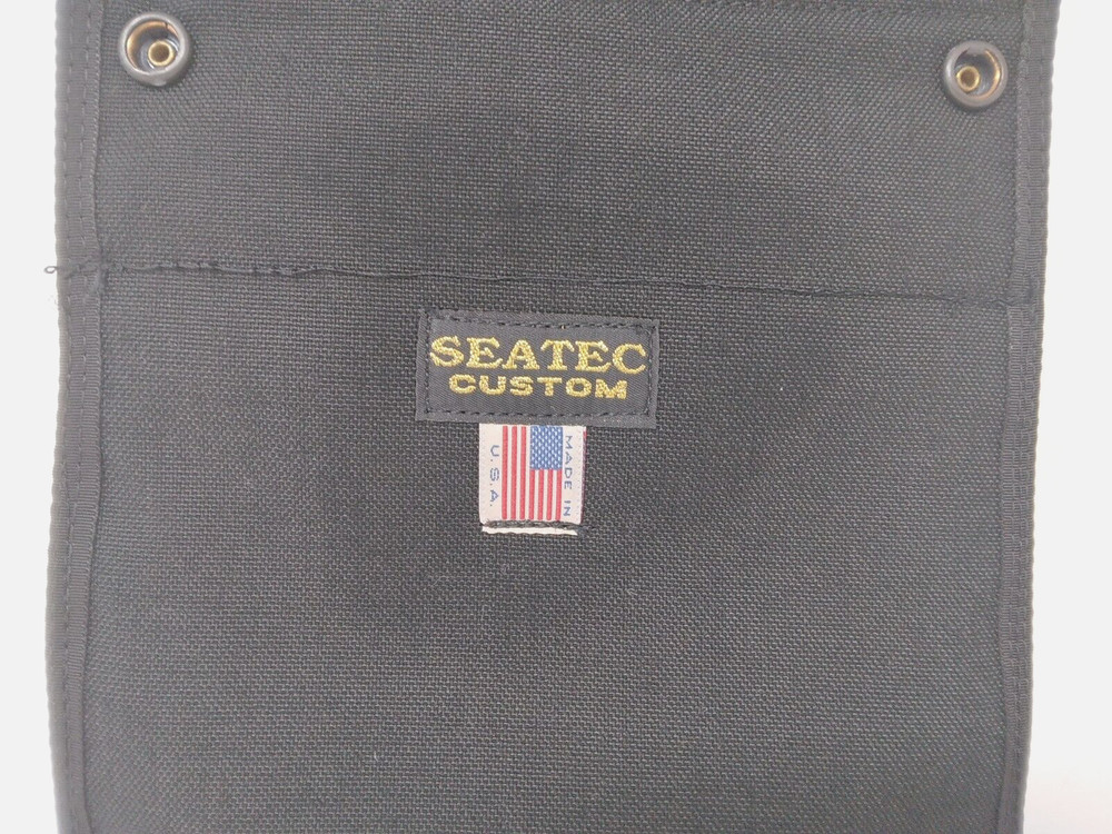 Seatec Custom Black Tactical Snap Attach Flap ? Backboard? Made in USA