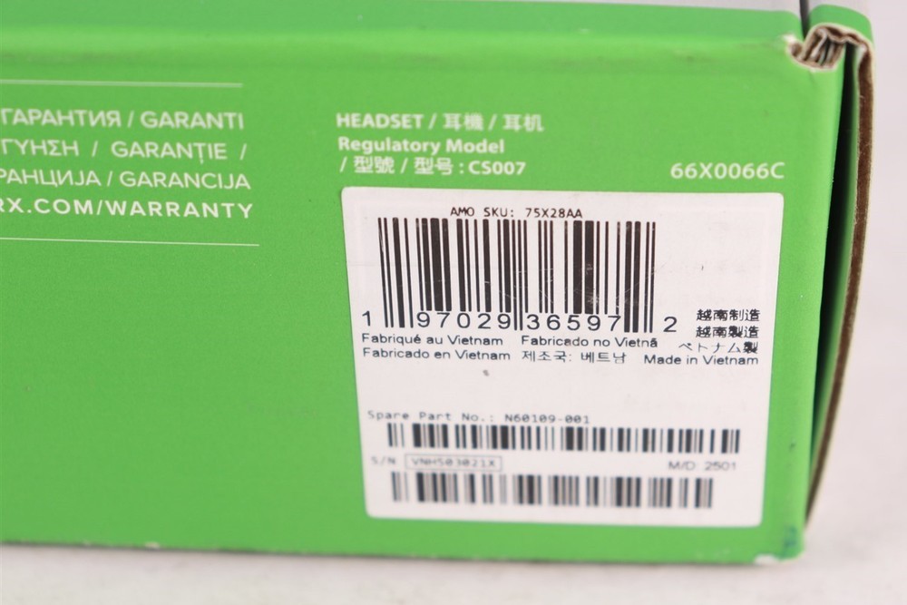 HyperX - CloudX Stinger 2 Wired Gaming Headset for Xbox - White New