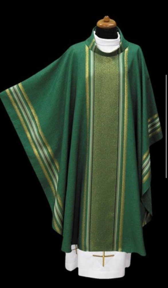 Green Chasuble Vestment Kasel