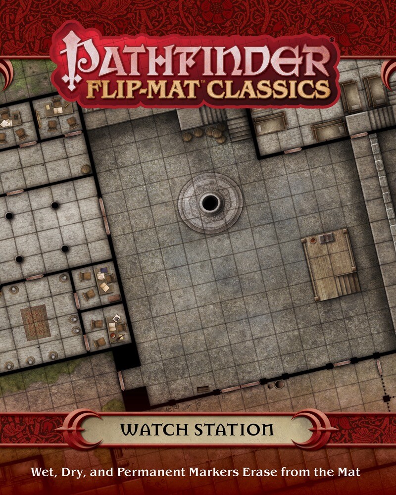 Pathfinder (RPG) Flip-Mat Classics: Watch Station