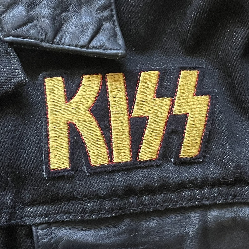 KISS LP JACKET XL RARE VINTAGE PATCH ACE FREHLEY NICE
