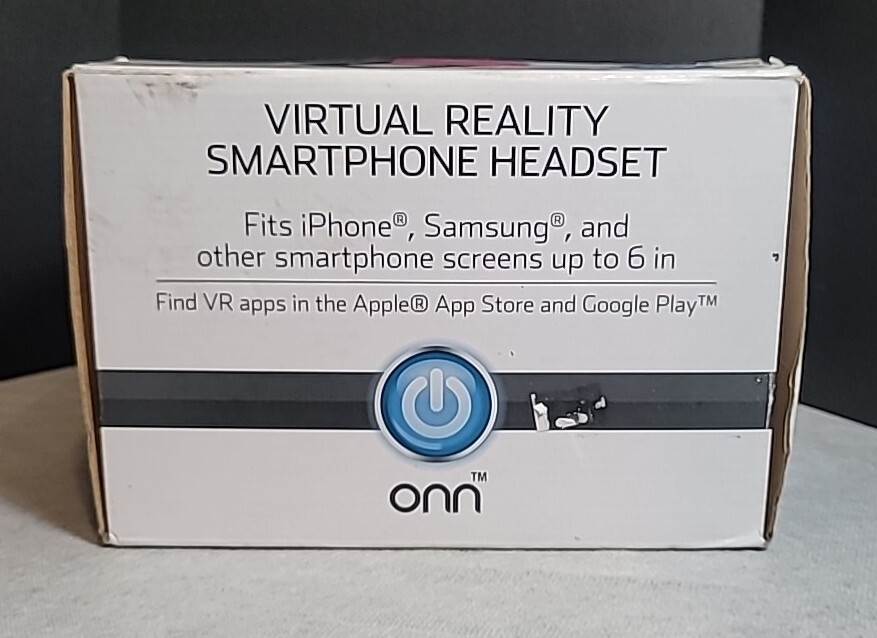Onn VR Virtual Reality Smart Phone Headset Pink New!