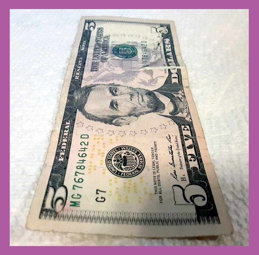 Mint Error Five Dollar Bill (Includes Video)