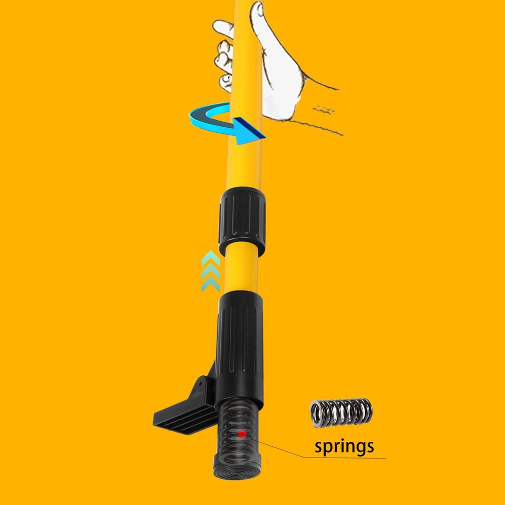 13.77-foot/4.2-meter multifunctional laser level pole, Adjustable Height, 360...