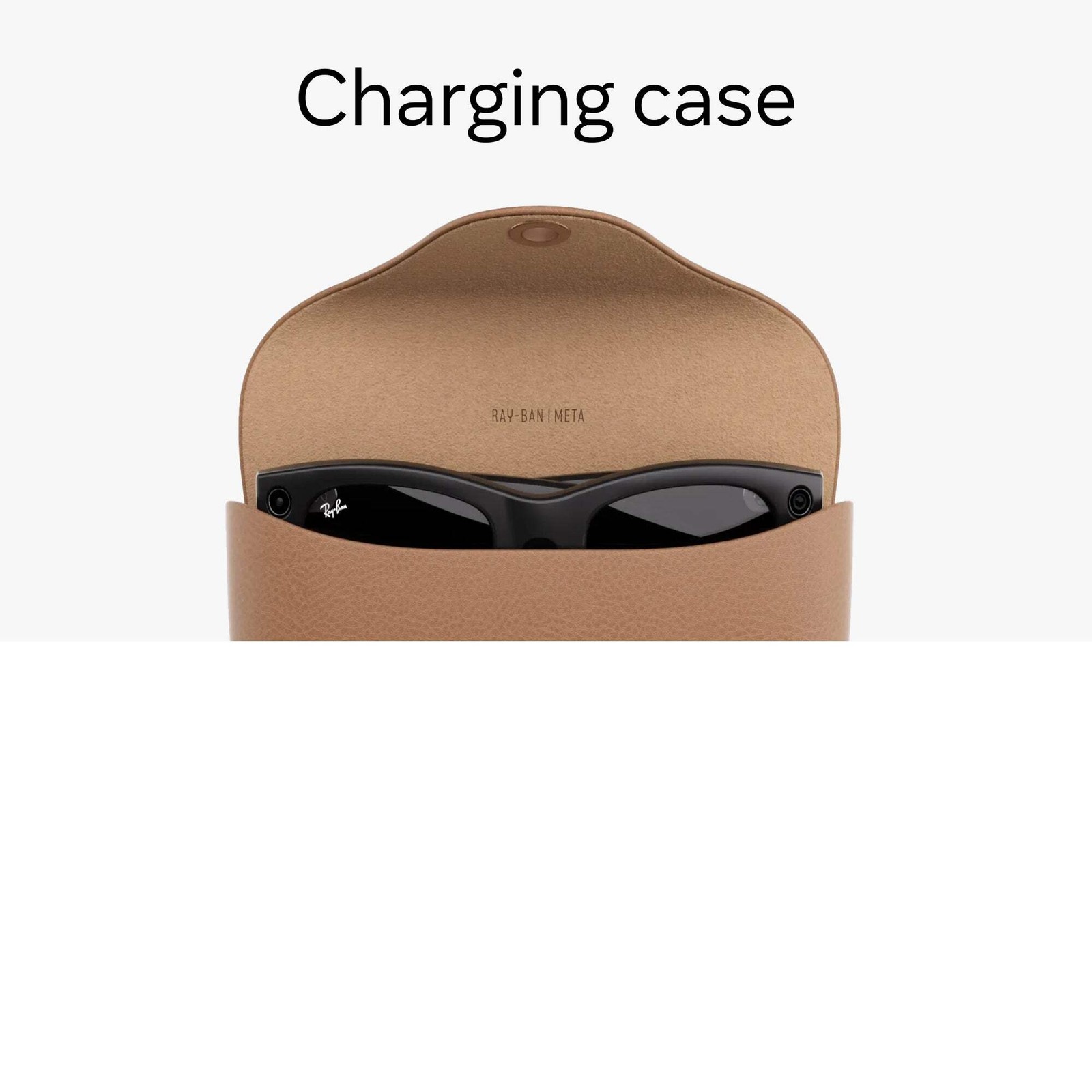 Refurbished Ray-Ban Meta Wayfarer (Gen 1), Shiny Black / G15 Green, Large, High