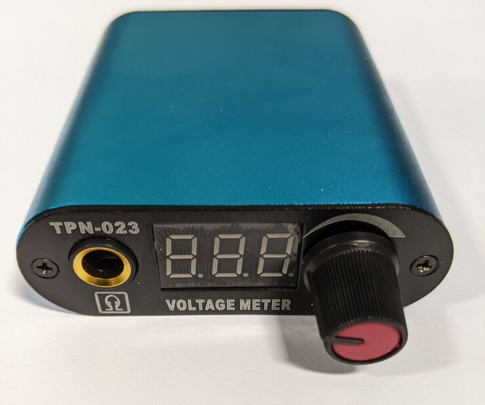 LED Display Adjustable Mini Pro Tattoo Power Supply - Blue
