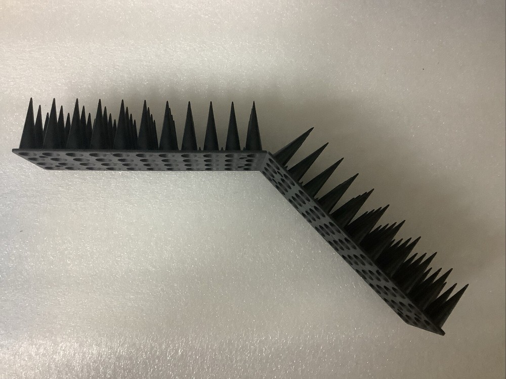 OPEN Package 16pk Black Plastic Bird Deterrent Spikes